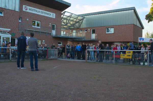 Start zu den Ehrungen.