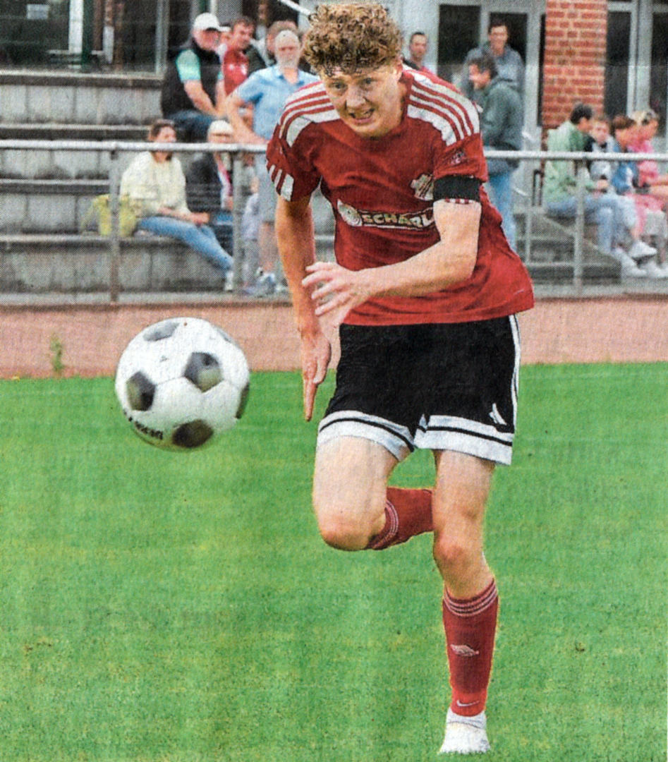 Der Youngster im Westfalia-Team: Jannik Hagen spielte vorn im Sturm.
