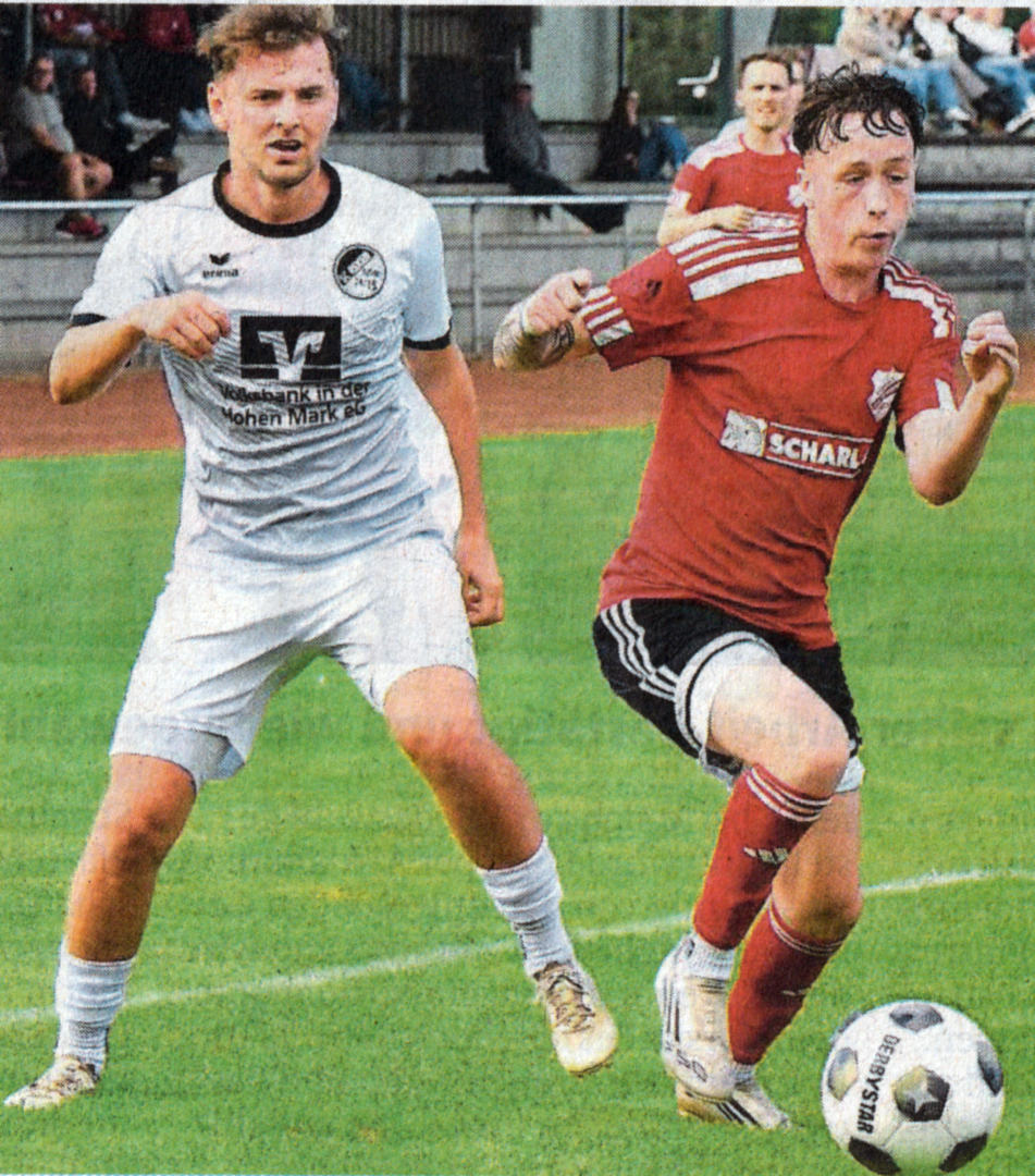 Hatte die Möglichkeit zum Ausgleichstor: Lucas Rix (rechts). Foto: uh