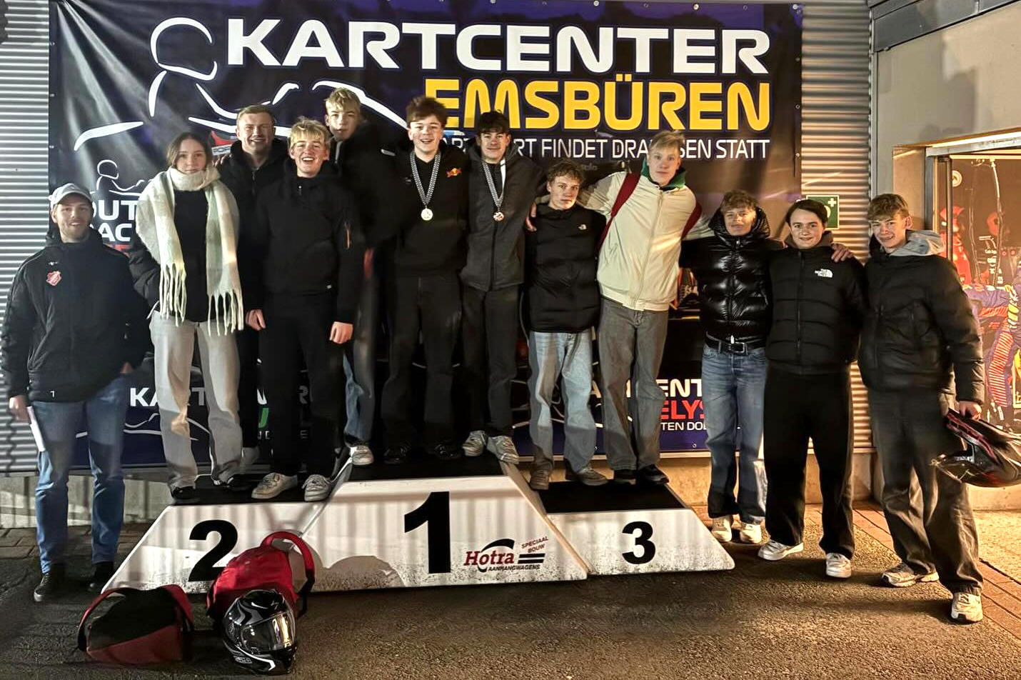 Siegerehrung am Ende eines rasanten Ausflugs