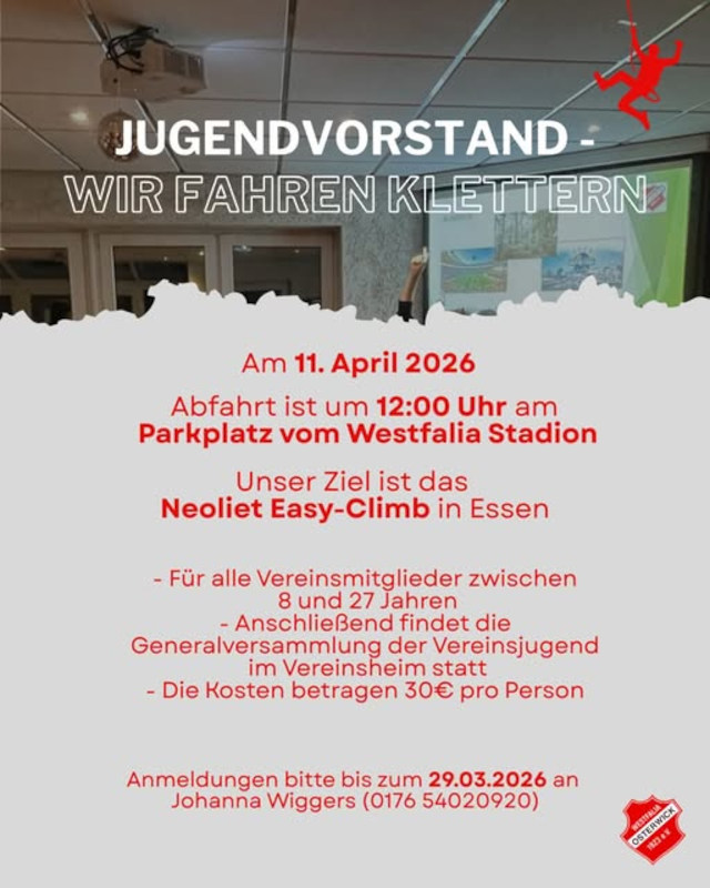 Flyer Ausflug zur Kletterhalle Neoliet Easy‑Climb in Essen